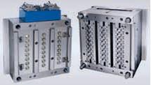 24 cavity mold for closure with tamper evidence 
